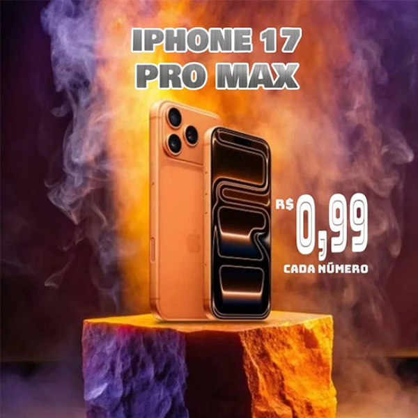 Concorra a um IPhone 17 Pro Max 256GB 📱🍀